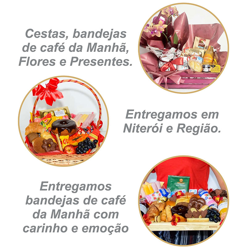 Recomendado pelo google como a melhor empresa de Cestas de Café da Manhã da Cidade de Niterói