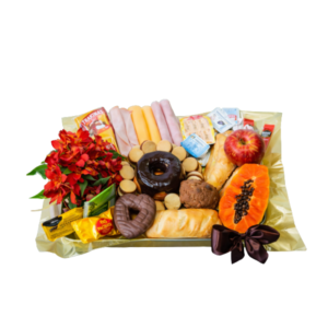 Caixa de café da manhã tradicional