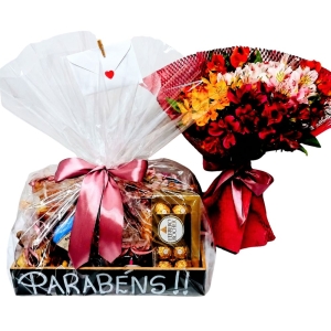 Bandeja Premium com Flores
