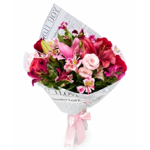 Bouquet de Lírios com Flores Mistas